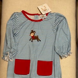 Busy Bee Smocks holiday romper